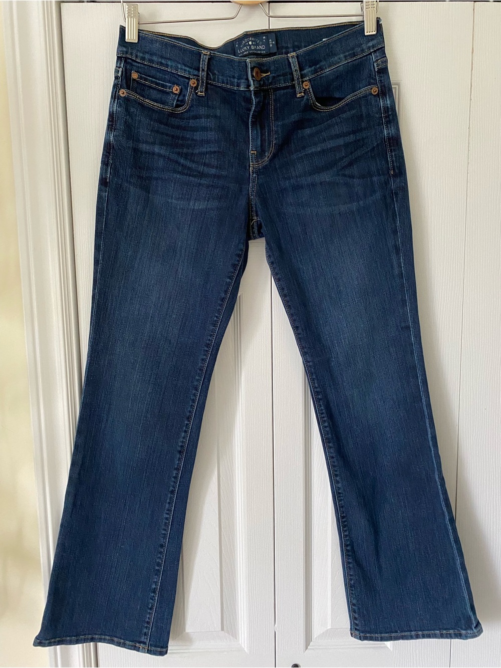 Lucky Brand Sweet Boot Dark Indigo Flare Jeans 8.5 Inch rise Size 8 / 29